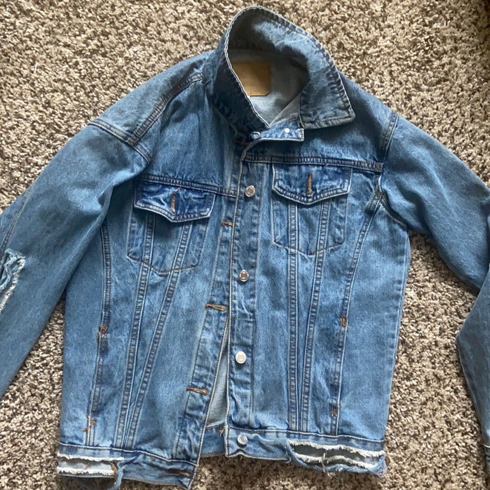 Weathered jean jacket